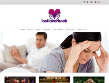 Tablet Screenshot of lostloverback.com